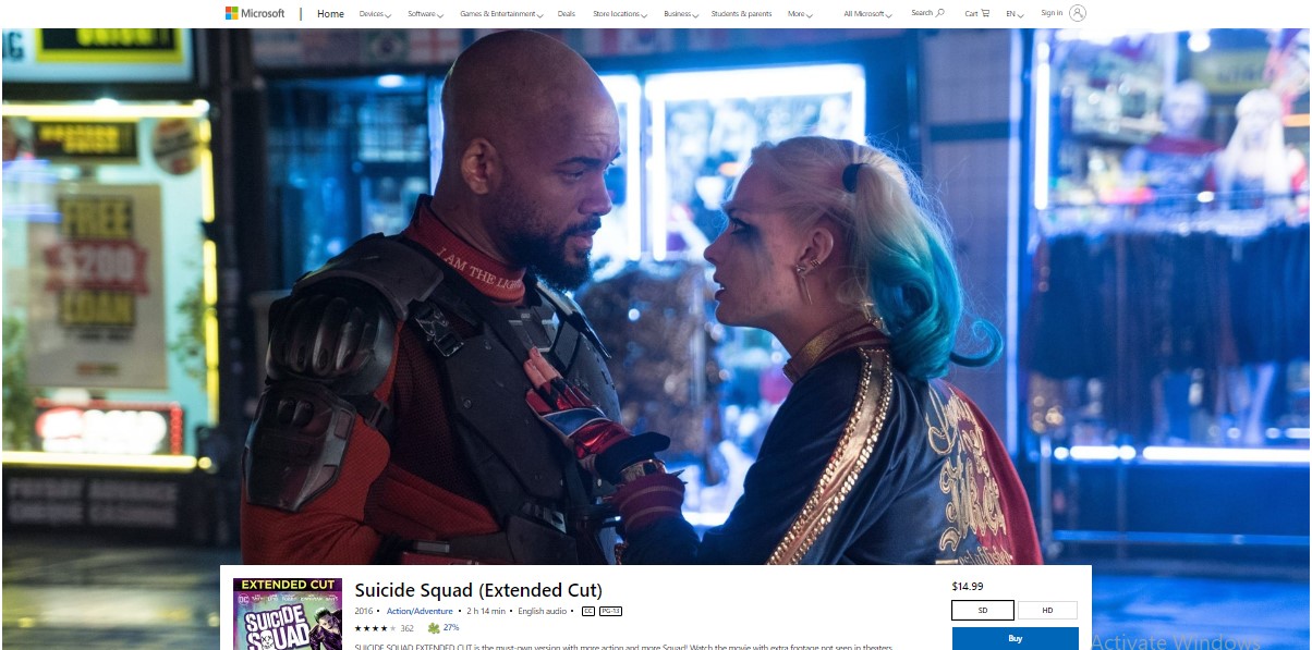 watch suicide squad online - Microsoft Store