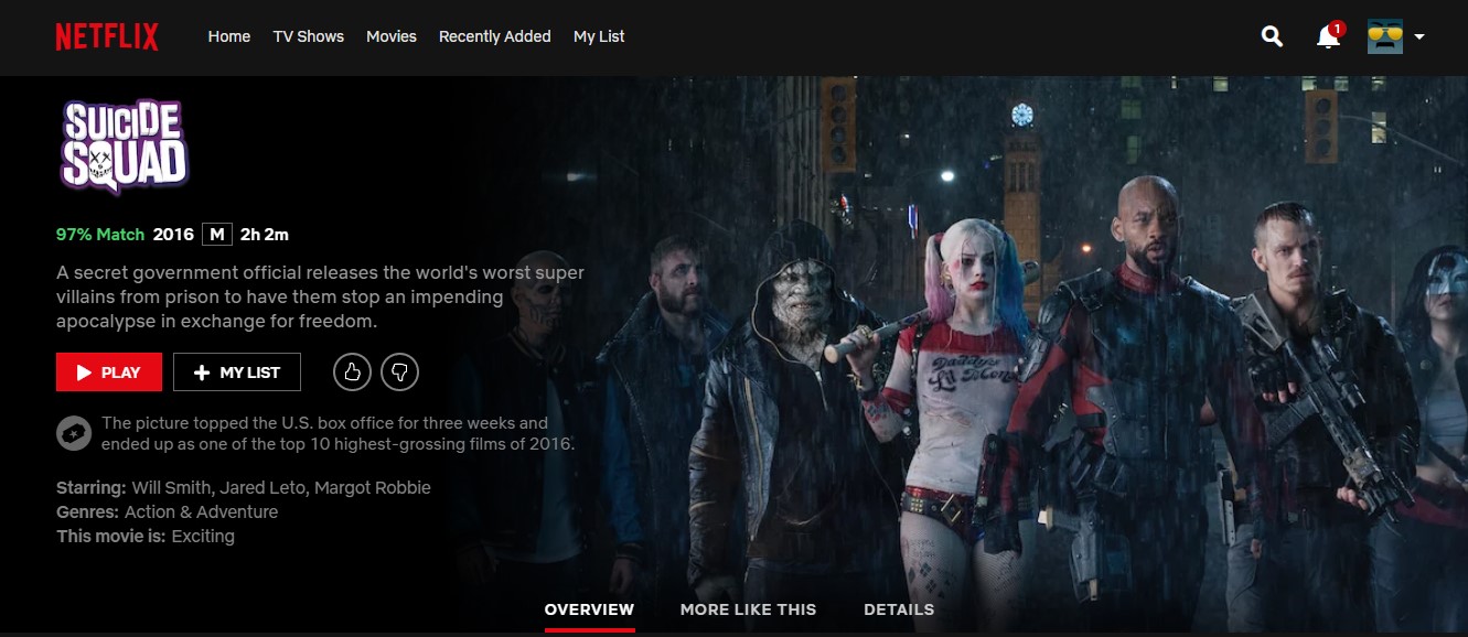 watch suicide squad online - Netflix