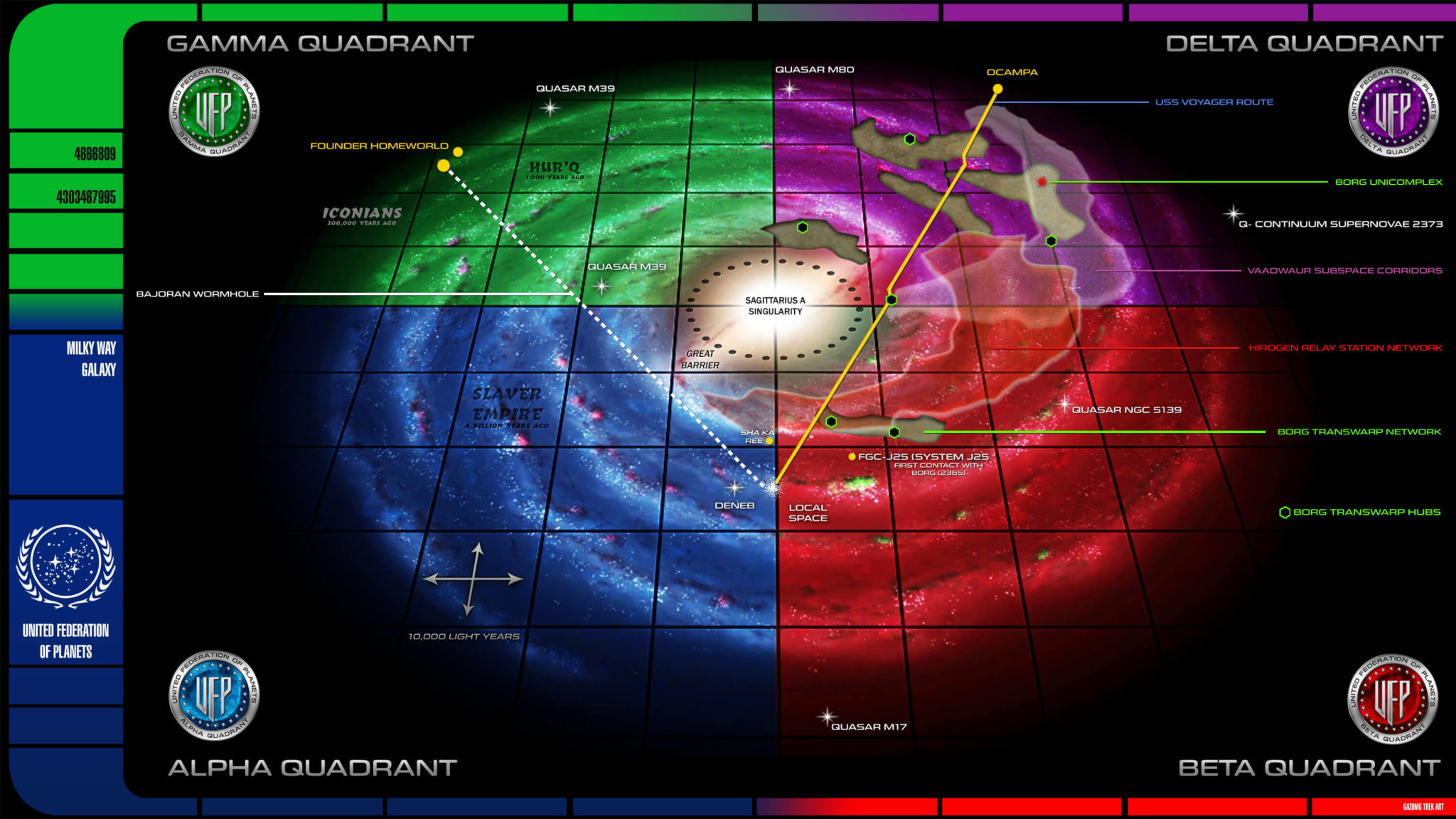 star trek map alpha quadrant