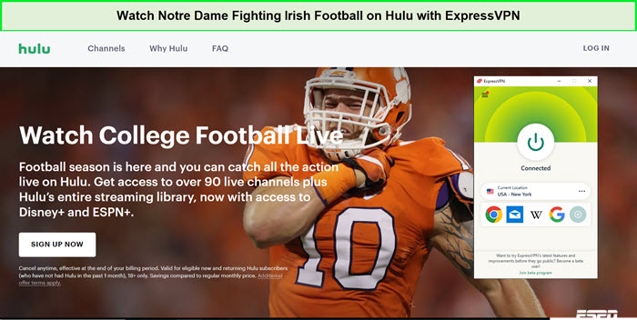 Watch-Notre-Dame-Fighting-Irish-Football-in-Spain-on-Hulu-with-ExpressVPN