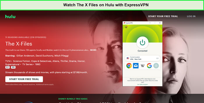 Watch-The-X-Files-in-Hong Kong-on-Hulu-with-ExpressVPN