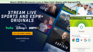 Watch WNBA Minnesota Lynx vs New York Liberty   with ExpressVPN