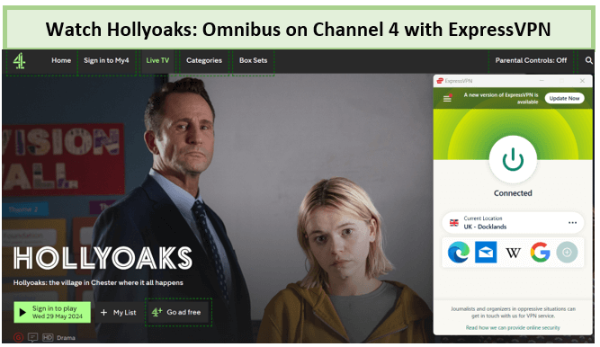 watch-hollyoaks-omnibus-in-Italy-on-channel 4
