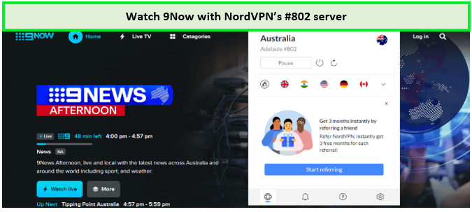 Watch-9now-in-Canada-with-nordvpn 